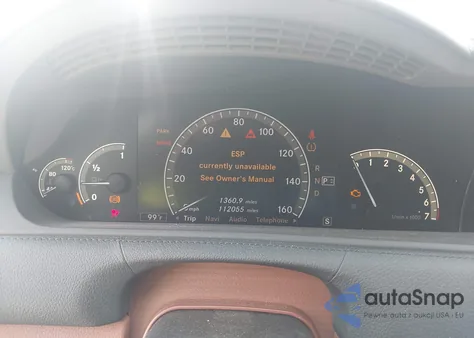 2009 Mercedes-Benz Cl 550 4Matic z USA, uszkodzony, nr VIN WDDEJ86X59A022756